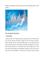 tạp chí kinh tế đối ngoại đề tài THÔNG TIN RIÊNG VÀ LỢI SUẤT BÙ RỦI RO TRONG ĐẦU TƯ CỔ PHIẾU