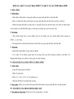 Giáo án môn Địa lí lớp 12 bài “Quy luật địa đới và quy luật phi địa đới”