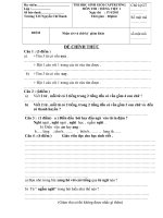 ĐỀ THI HỌC SINH KHỐI 1 NĂM HỌC 2010-2011