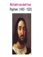 Tranh của danh họa Raphael .