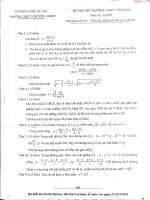 Đề thi thử Toán ĐHSP Hà Nội 2015 khối A A1 B D lần V