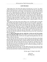 Thiết kế phần điện nhà máy nhiệt điện và tính toán chế độ vận hành tối ưu của nhà máy điện