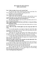 đề cương ôn tập sử địa lớp 4 CKI, chuẩn