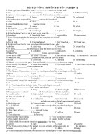 BAI TAP TONG HOP ON THI TOT NGHIEP 1