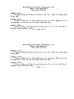 Đe thi hoc ky 2 Cong nghe 9