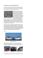 Các dòng xe con của Mercedes-Benz (1)