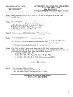 Tuyển tập một số Đề Thi HSG cấp Huyện (có đáp án)