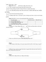 Đê kiểm tra định kì lần 4 môn khoa học lớp 5