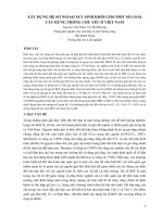 XÂY DỰNG HỆ SỐ NGOẠI SUY SINH KHỐI CHO MỘT SỐ LOÀI CÂY RỪNG TRỒNG CHỦ YẾU Ở VIỆT NAM