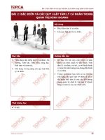 ĐẶC ĐIỂM VÀ CÁC QUY LUẬT TÂM LÝ CÁ NHÂN TRONG QUẢN TRỊ KINH DOANH