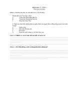 Kiểm tra định kì cuối năm môn địa lí lớp 4