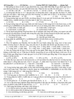 Trắc nghiệm tổng hợp các QLDT