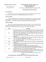 Đề thi thử Quốc gia lần 1 năm 2015 môn Lịch Sử trường THPT Gia Viễn A, Ninh Bình