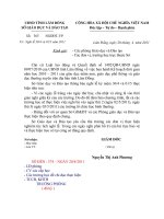 Nghĩ lễ 30/4 và 01/5 năm 2011 (SGD)