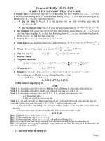 chuyên đề đại số tổ hợp