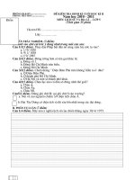 Đề KT CKII LS&ĐL 5