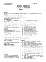 Giáo án Tiếng Anh lớp 12 Unit 9 Deserts