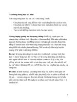 TÌM HIỂU ÁNH SÁNG TRONG MỘT TOÀ NHÀ