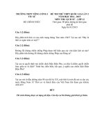 Đề thi thử Quốc gia lần 2 năm 2015 môn Sử trường THPT Nông Cống 1, Thanh Hóa