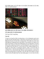 tạp chí kinh tế đối ngoại đề tài HỆ THỐNG HOÁC CÁC LỖI TÂM LÝ TÁC ĐỘNG TỚI HÀNH VI CỦA NHÀ ĐẦU TƯ CHỨNG KHOÁN