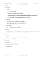 giáo án bài “Con lắc đơn” trong chương trình Vật lí lớp 12