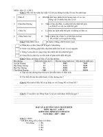 Đề kiểm tra định kì cuối năm môn địa lí lớp 5