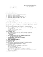 ĐỀ CƯƠNG ÔN TẬP HKII ANH 8