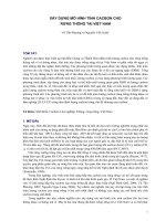 NGHIÊN CỨU XÂY DỰNG MÔ HÌNH ƯỚC TÍNH TRỮ LƯỢNG CÁC BON RỪNG TRỒNG THÔNG NHỰA VÀ THÔNG MÃ VĨ Ở VIỆT NAM