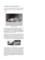 Các dòng xe con của Mercedes-Benz (2)