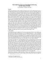 Giá trị hấp thụ các bon của rừng phòng hộ chắn sóng tại Kiên Giang và Cà Mau