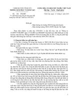 Công tác bàn giao HS lớp 5