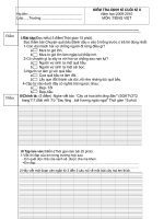 ĐỀ KIỂM TRA CUỐI KII-LỚP 2