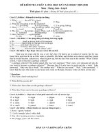 Đe thi hoc ky 2 T. Anh 8