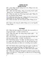 Rừng xà nu và Vợ nhặt