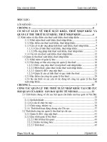 luận văn chuyên ngành hải quan HVTC Công tác quản lý thu thuế xuất nhập khẩu tại Chi cục hải quan cửa khẩu sân bay quốc tế Nội Bài