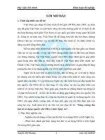 luận văn chuyên ngành tài chính quốc tế đề tài Thực trang thu hút và sử dụng vốn ODA ở tỉnh Nghệ An