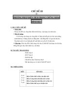 TỰ CHỌN 8 : CHỦ ĐỀ III ( HK II )