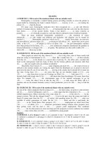 tổng hợp 3 bài cloze test