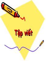 Tập viết chữ T hoa