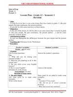 giáo án tiếng anh lớp 12