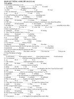 ôn tập học kì 2-lớp 10