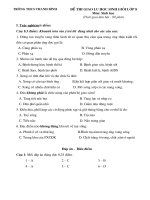 De thi giao luu HSG Sinh 8.k