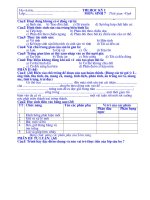 thi học kì 2 -sinh 7