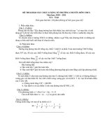 Đe khao sat to truong CM