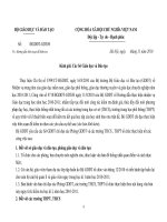 Quy trình ma trận dề KT sử THPT