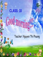 unit 6: An excursion