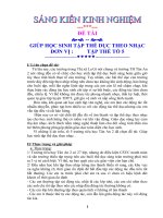 Sáng kiến kinh nghiệm đề tài: GIÚP HỌC SINH TẬP THỂ DỤC THEO NHẠC