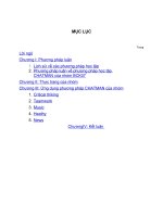 BÀI DỰ THI CUỘC THI PHƯƠNG PHÁP HỌC TẬP BẬC ĐẠI HỌC HIỆU QUẢ NHÓM  BCK07