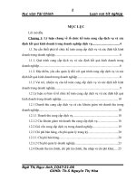 luận văn 10đ khoa kế toán HVTC Tổ chức kế toán cung cấp dịch vụ và xác định kết quả kinh doanh trong doanh nghiệp dịch vụ tại công ty cổ phần cổ phần giao nhận và thương mại VIKO