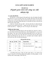 REØN Người giáo viên với công tác chủ nhiệm lớp